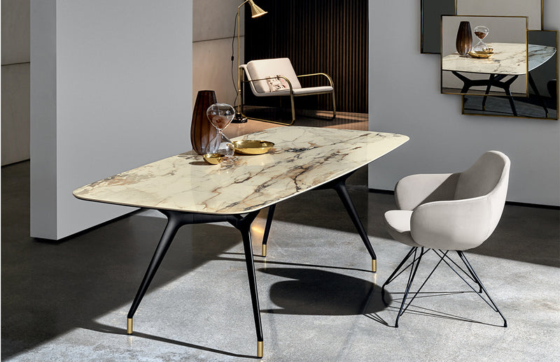 SOVET ARKOS SHAPED RECTANGULAR TABLE